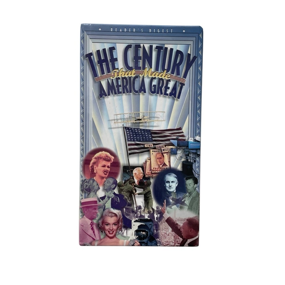 Readers Digest The Century That Made America Great (VHS) 3-Tape Box Set New